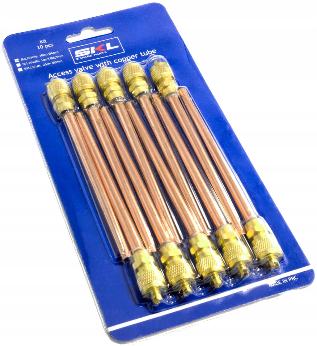 

10X Zawór Serwisowy Schradera śr.6mm dł.10cm