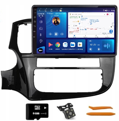 Rádio Android Navigácia VQ230 Qled Carplay Lte Mitsubishi Outlander 3 12-18