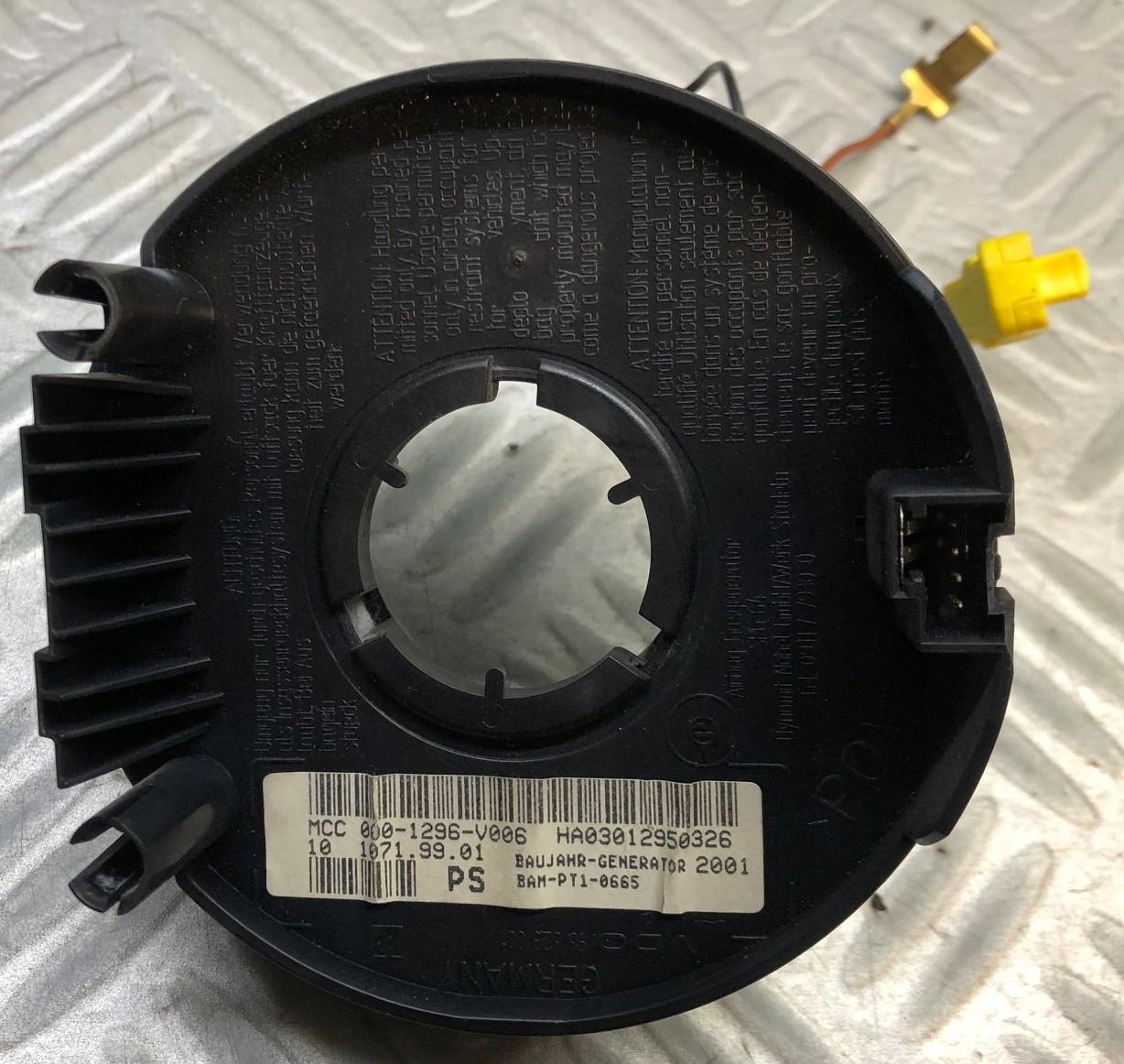 SMART FOR TWO TAŚMA AIRBAG 0001296V006