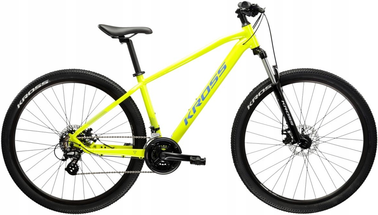 Rower górski Kross Hexagon 2.0 koło 27,5" S/15 Mtb 2025 limonkowy niebieski