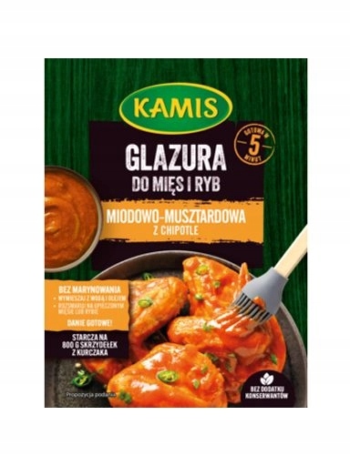 Levně 6 x Kamis Medovo-hořčičná glazura 20 g