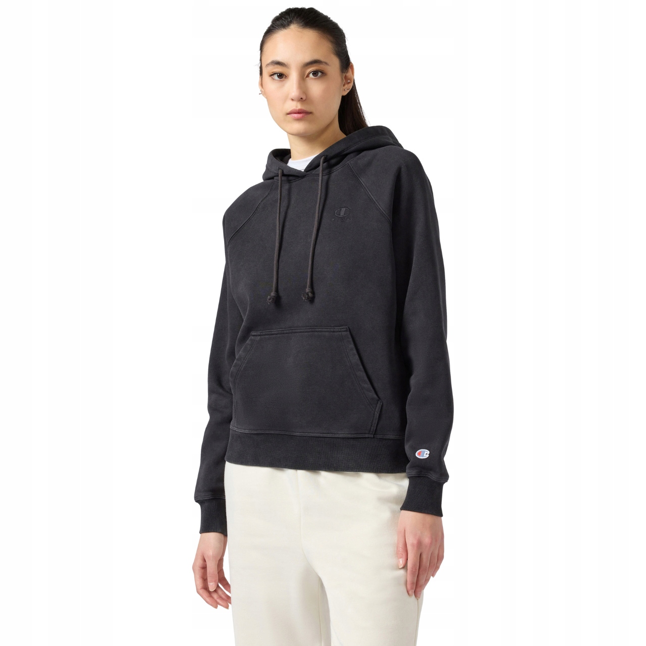 Bluza damska Champion Hooded Sweatshirt czarna 118160 KK001 Rozmiar Xs