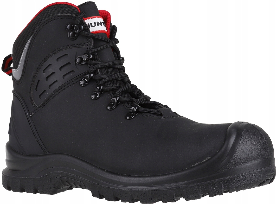 Buty Robocze Bhp S3 Hunter SS-08 Wysokie Skóra Licowa Antypoślizgowe 46