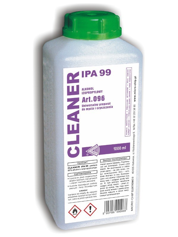 Очиститель IPA 99 1000 мл обезжириватель стиральная печатная плата