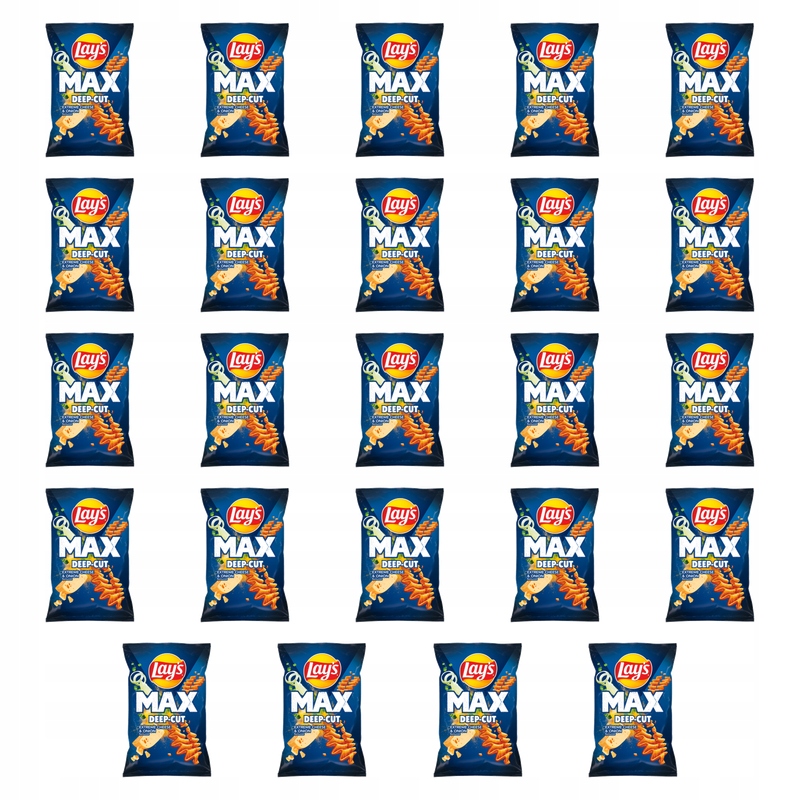 Lay's Maxx Deep-Cut Extreme cheese &amp; onion 120g X24