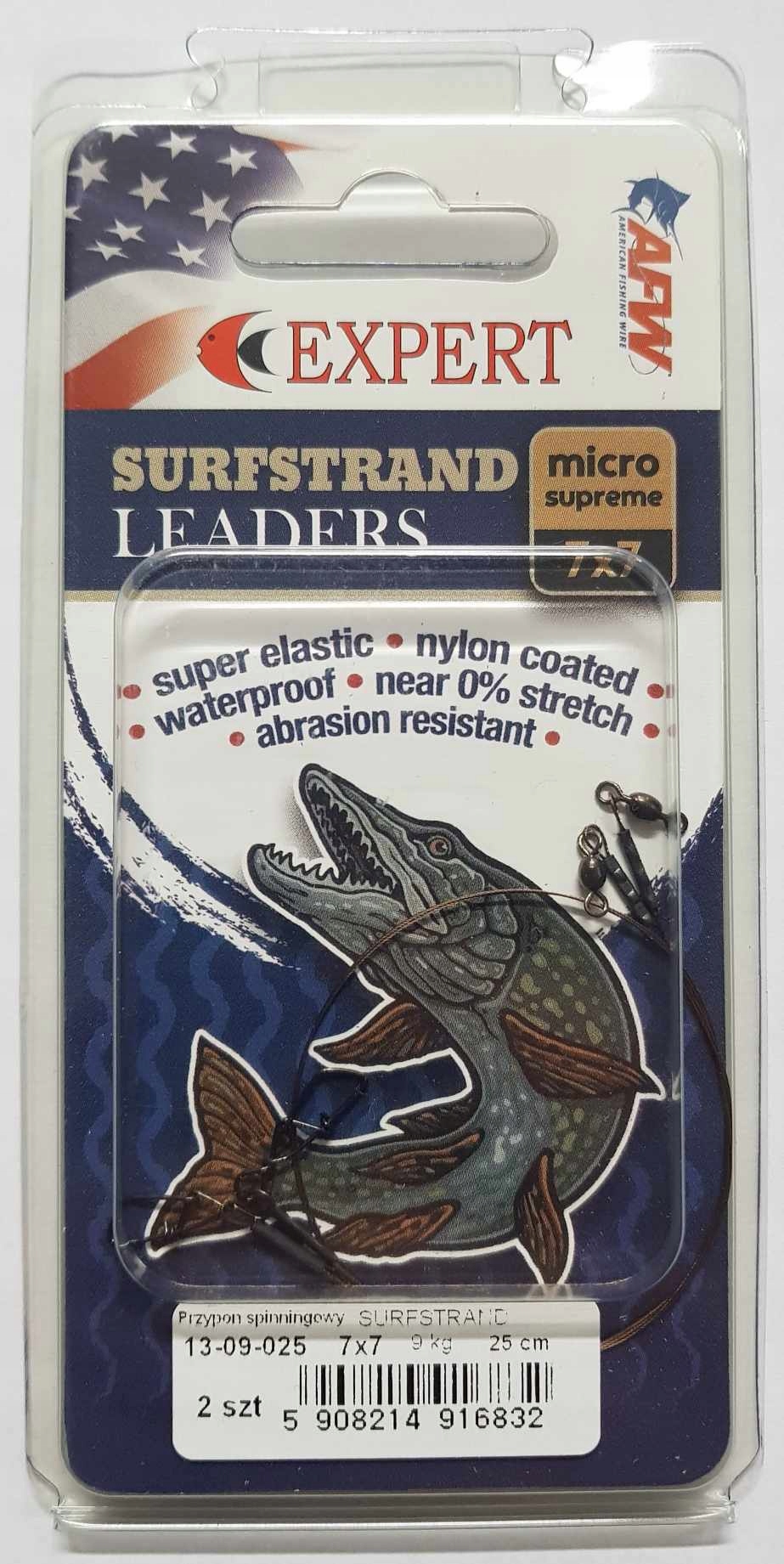 Przypon Surfstrand 7x7, 9 kg – 25 cm, Expert
