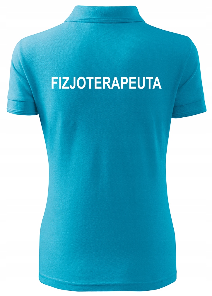 Damska Koszulka polo FIZJOTERAPEUTA rozm. L Rozmiar L