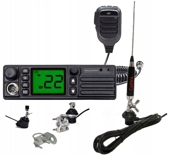 Sada Cb Rádio HP9500 12V/24V+MONTÁŽNA Anténa