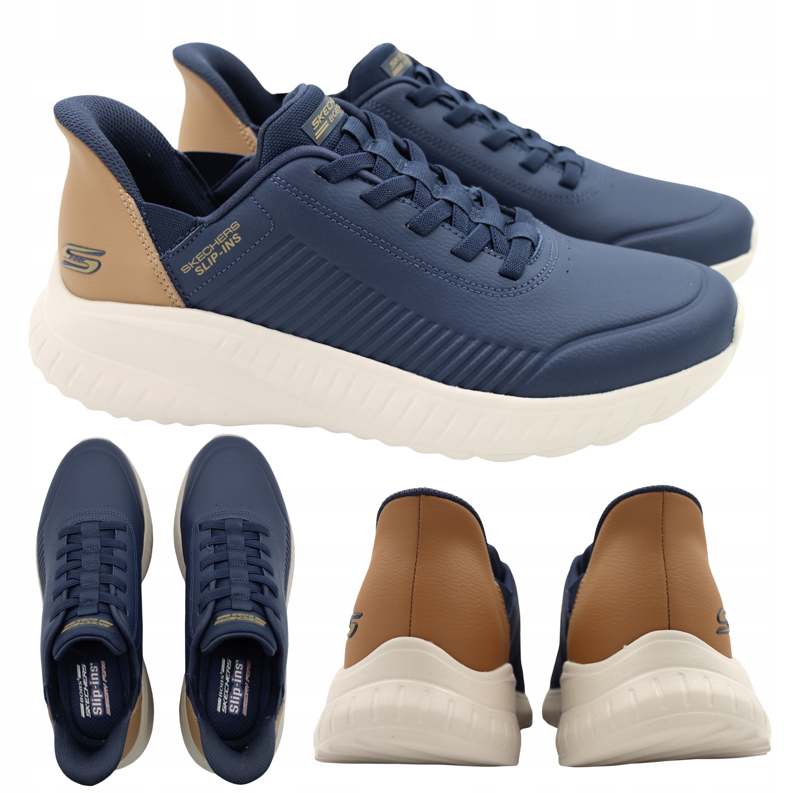 Pánské boty Skechers 118305/NVY, pohodlné, lehké, nazouvací, pro každodenní nošení, Vel. 43