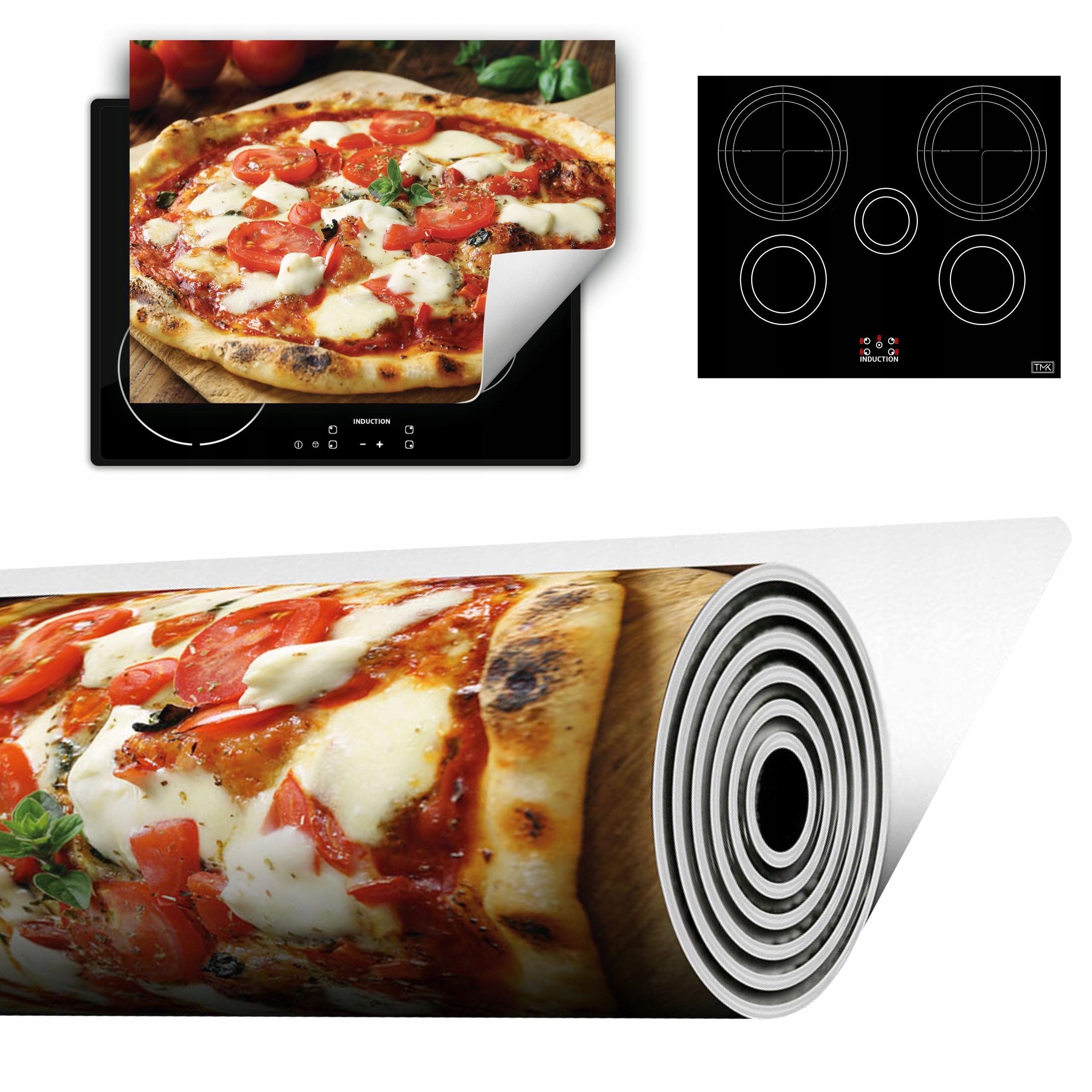 Vinylová Podložka Do Kuchyně Více Místa 70x52 pizza rajče