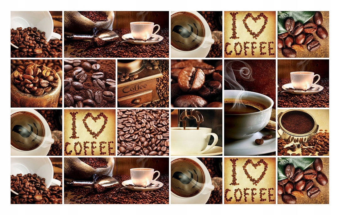 Fototapeta Káva zrna I Love Coffee vinylová 368x254 lepidlo
