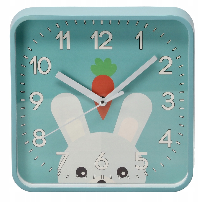 ZEGAR WISZĄCY DZIECIĘCY KWADRATOWY 20,2 x 20,2 x 3,5 CM MIX WZORÓW EAN (GTIN) 5900779864603