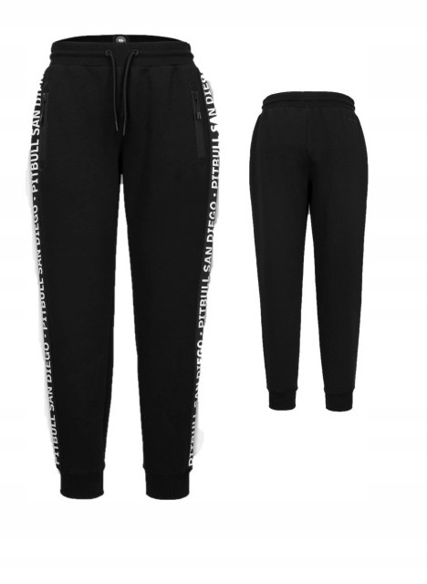 Pitbull West Coast Dámské Teplákové Kalhoty Tape Explory Černá S