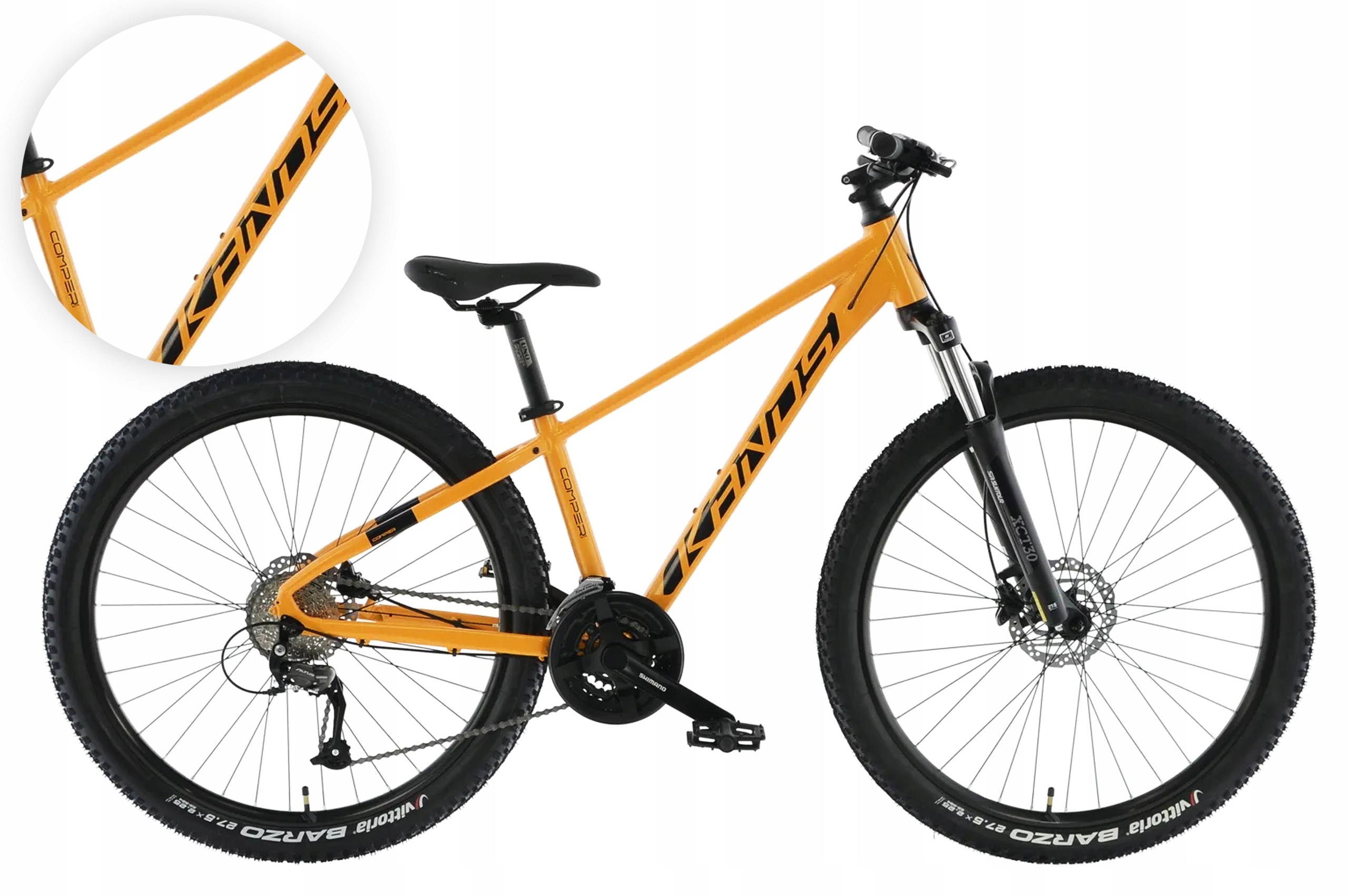 Rower Mtb 27,5 Kands Comp-er rama 16" pomarańczowy R24
