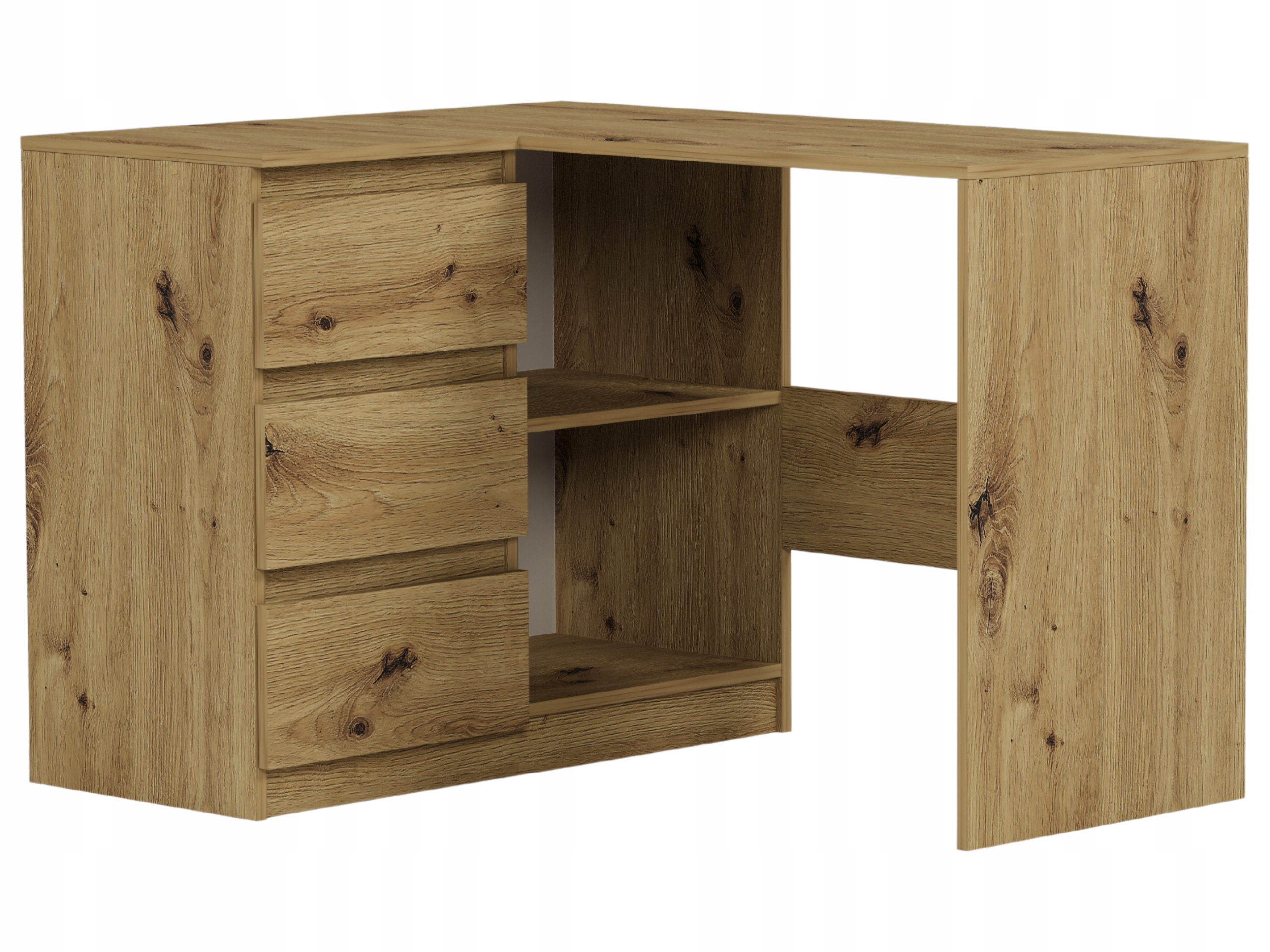 BIURKO NAROŻNE KOMPUTER artisan N4L lewe