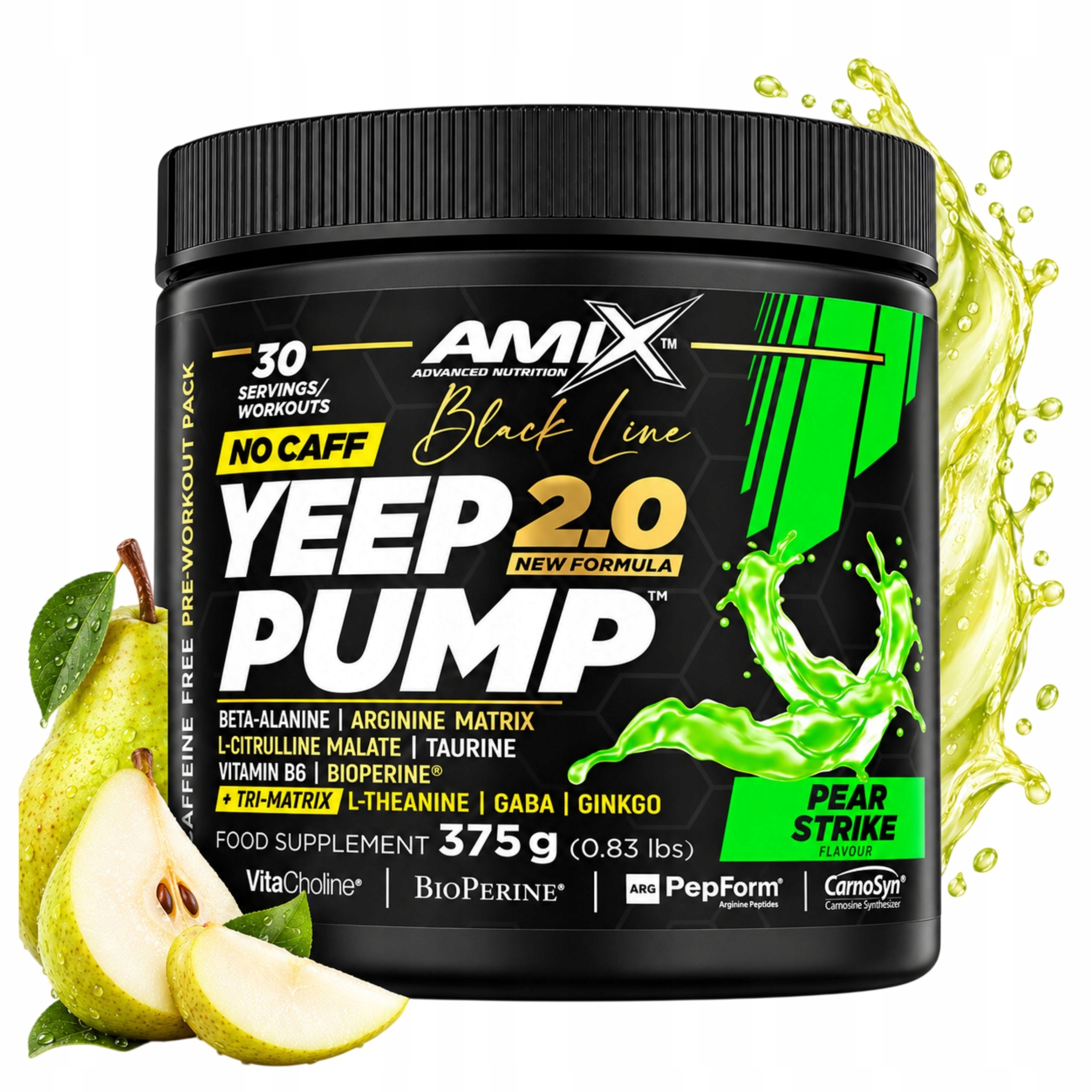 Předtréninkovka Bez Kofeinu Yeep Pump no Caff Svalová pumpa Vytrvalost