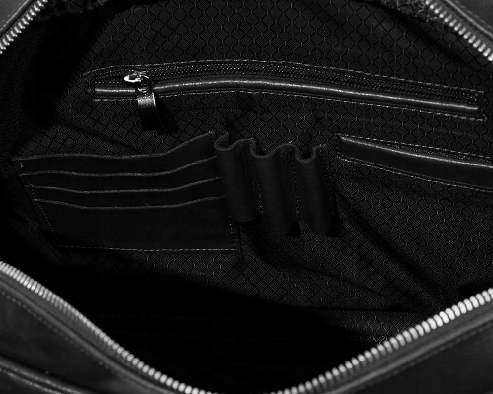 SKÓRZANA AKTÓWKA TORBA NA LAPTOP SOLOME MARTON CZARNA Płeć uniseks