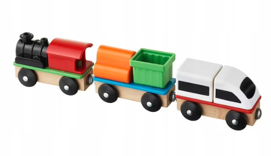 IKEA LILLABO Kolejka, 3 elementy