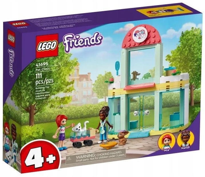 

Lego Friends Klinika dla zwierzątek 41695
