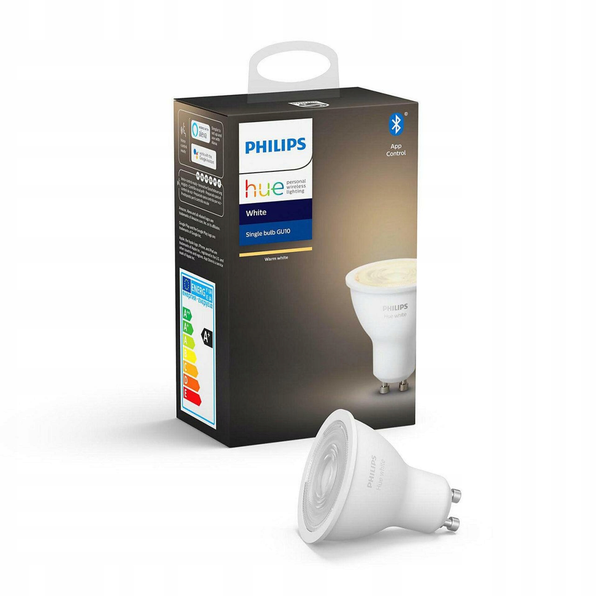Philips Hue Bluetooth Led White GU10 5,2W 400lm 2700K stmívatelná