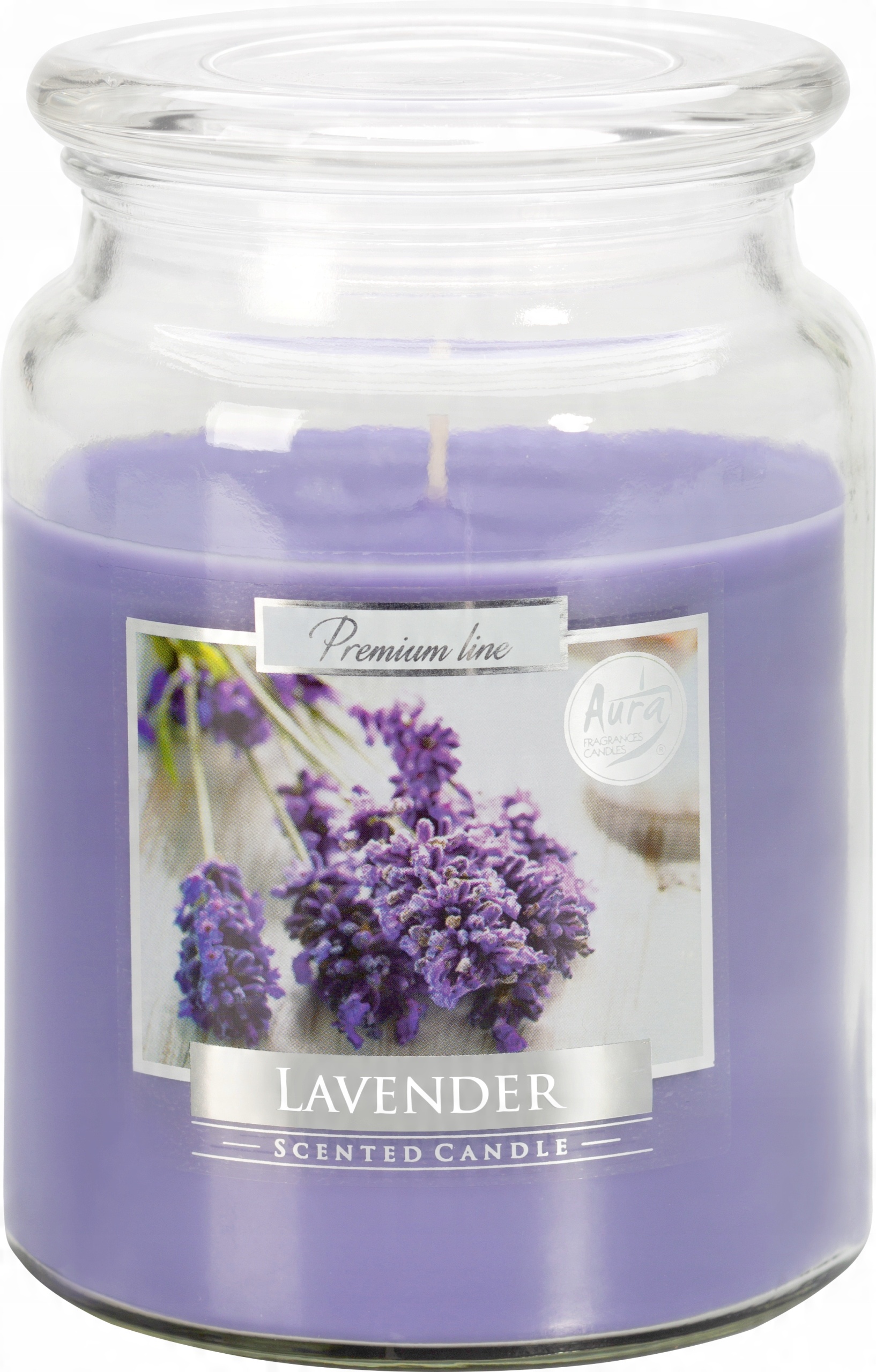 

Bispol Duża Świeca w Szkle Lawenda, Lavender 100h