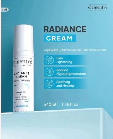 Radiance Cream- silnie rozjaśniający krem na przebarwienia