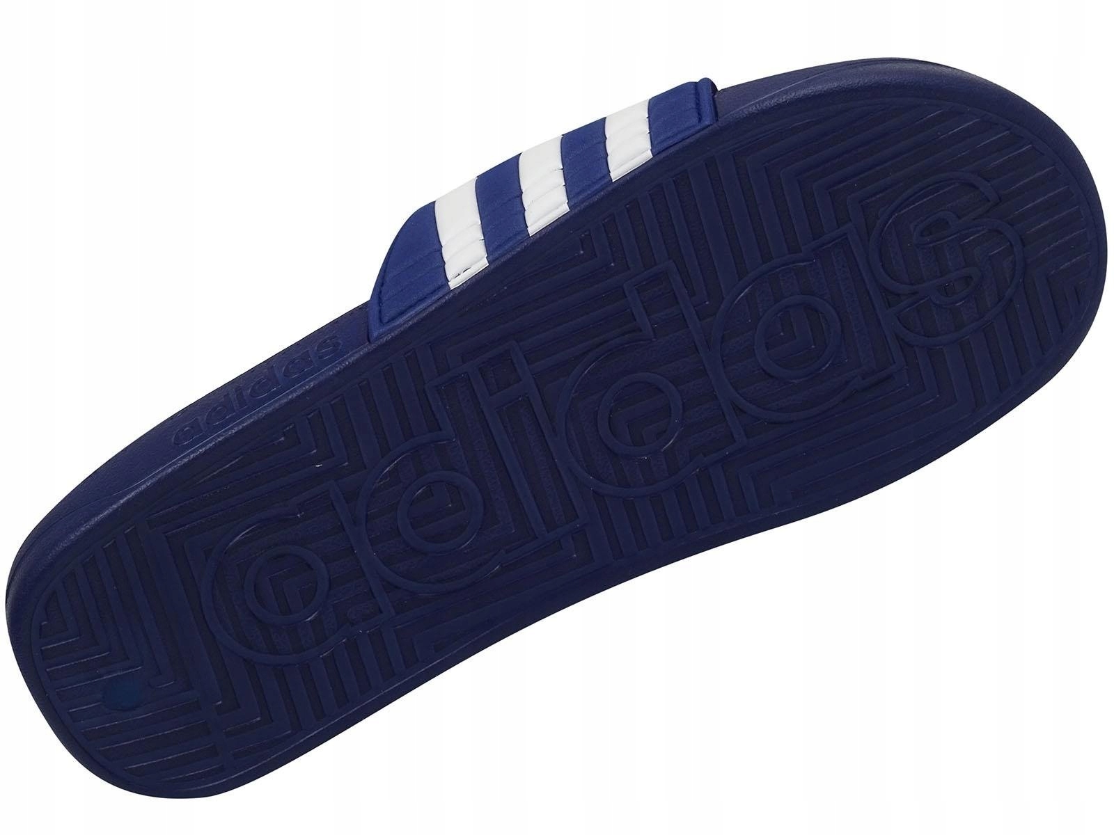 ADIDAS ADISSAGE F35579 KLAPKI BASENOWE RZEP GRANAT Kolor niebieski