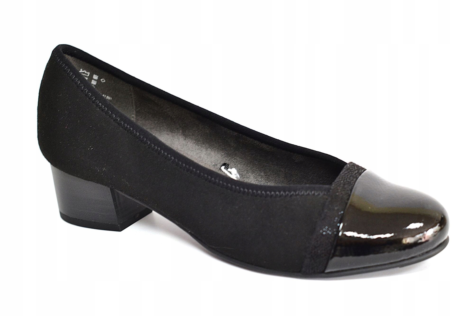 Jana 22366-41 Černé Lodičky Tuhost H Vel. 37