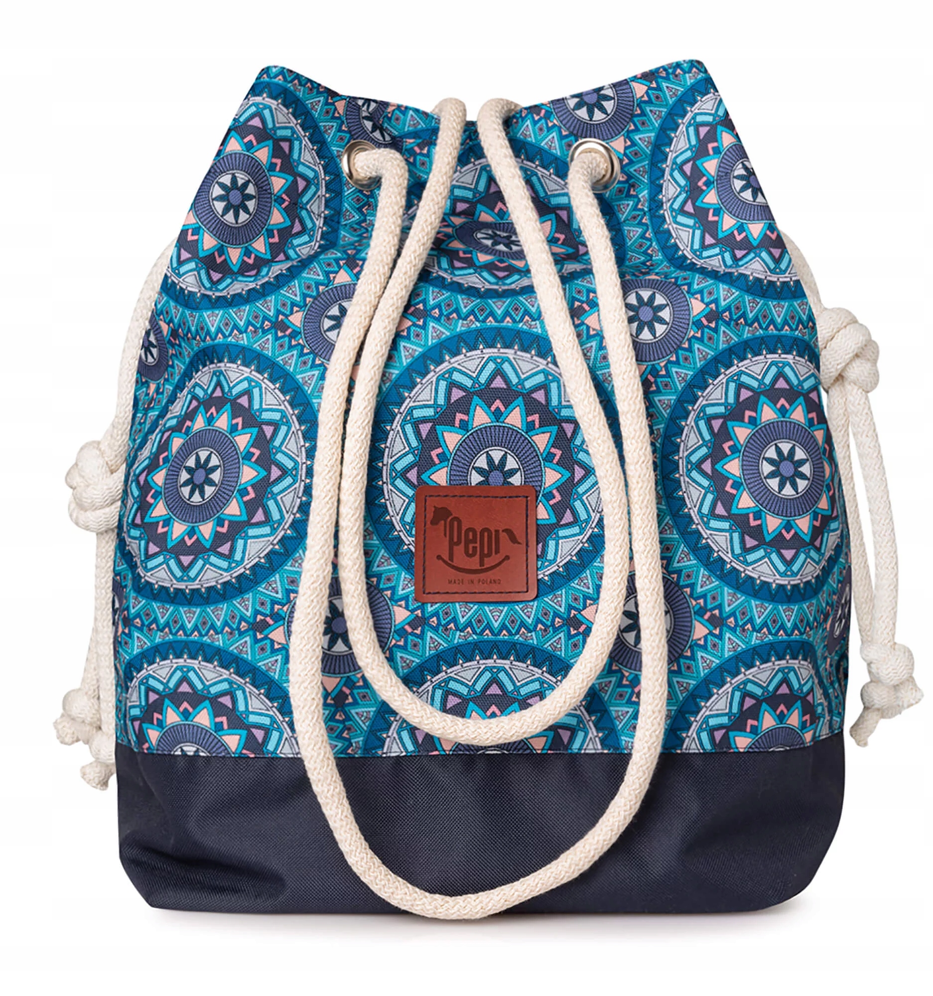 PEPI TOREBKA DAMSKA SHOPPER TORBA PODRĘCZNA KWIATY