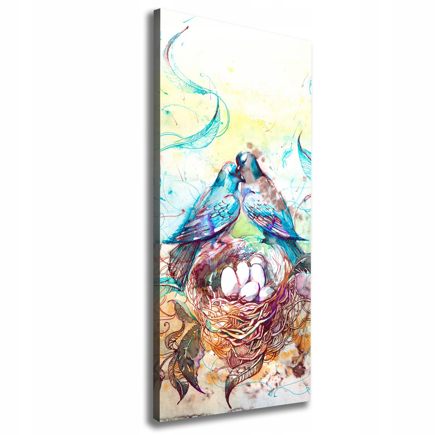 

Nowoczesny obraz canvas na ramie Rodzina 50x125 cm