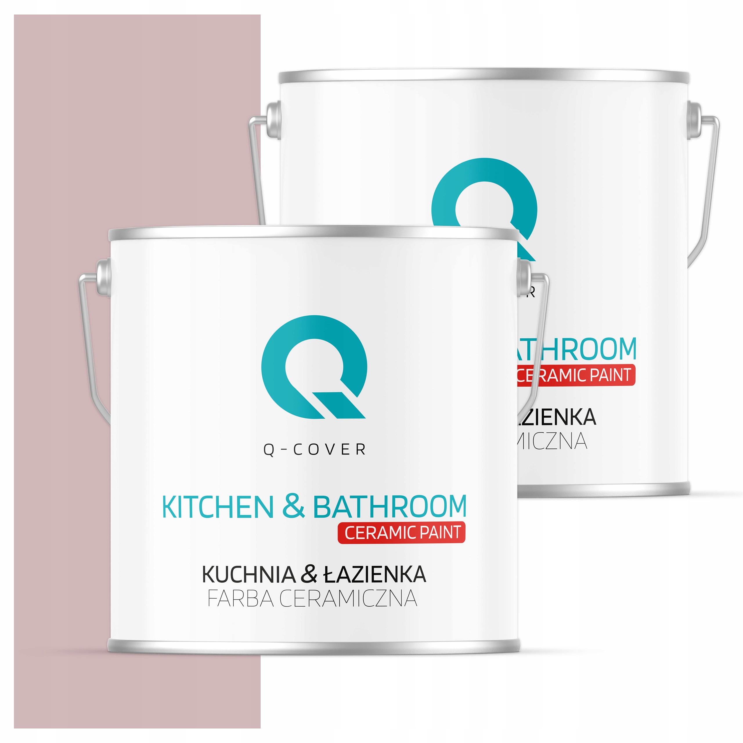 Farba do kuchyne a kúpeľne Umývateľná 5L Hlboká matná farba Pudrová ružová H3250