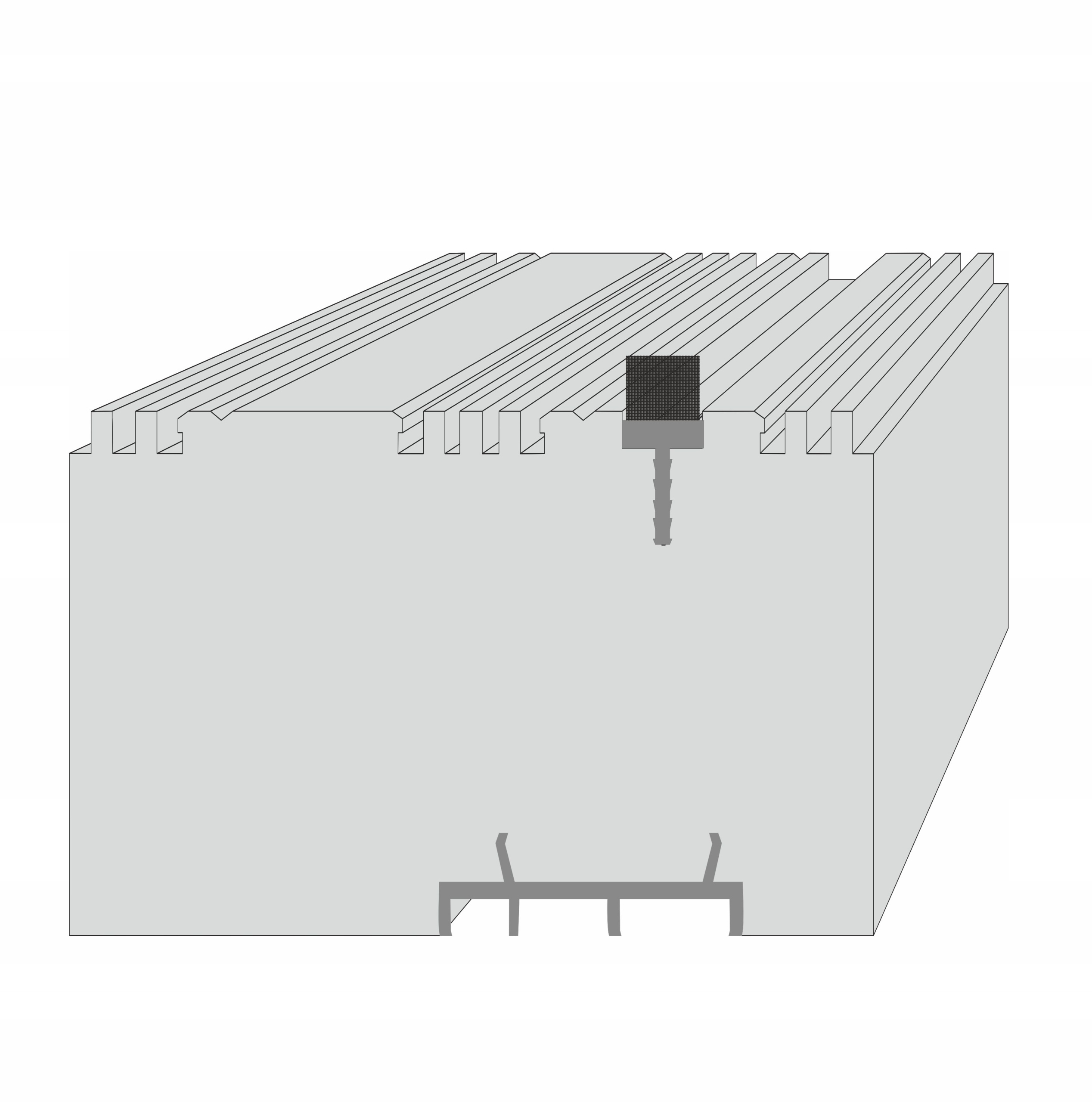 Tepelná základna Xps pod Hst, Slide, šířka 181-210 mm, výška 90 mm
