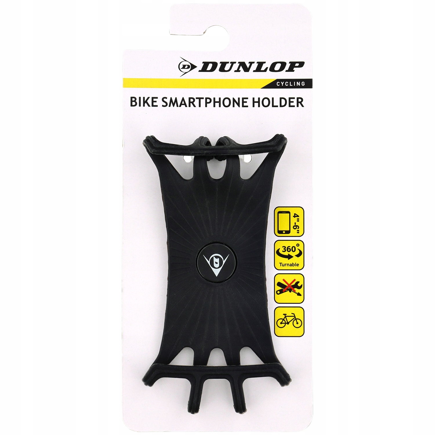 

Rowerowy uchwyt na telefon smartfon 360° Dunlop