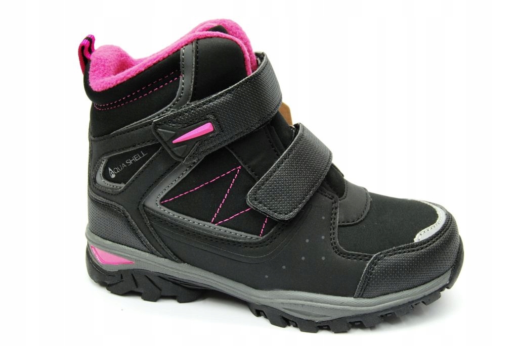 Lee Cooper 2061 Fuxia trapery dziecięce Ocieplane śniegowce r 30