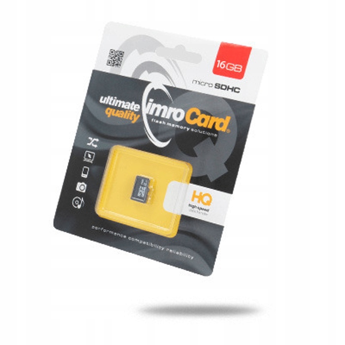Imro pamäťová karta 16GB microSDHC sn. 10 UHS-I