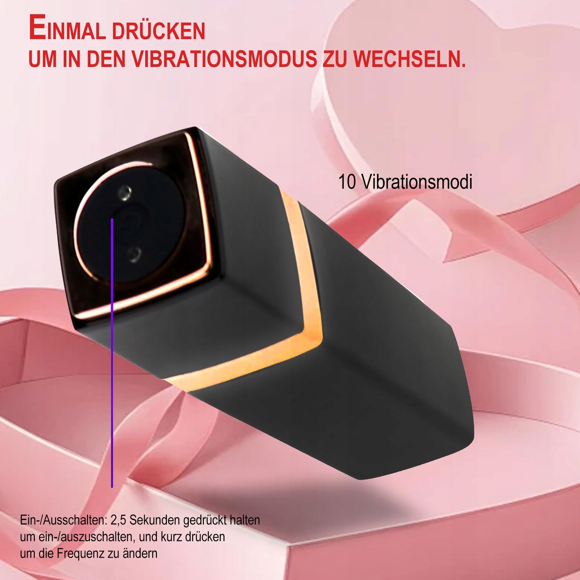 PINTLE Wibrator Silikonowy Dla Kobiet G Punkt Mini Wodoodporny Cichy — miniatura 5
