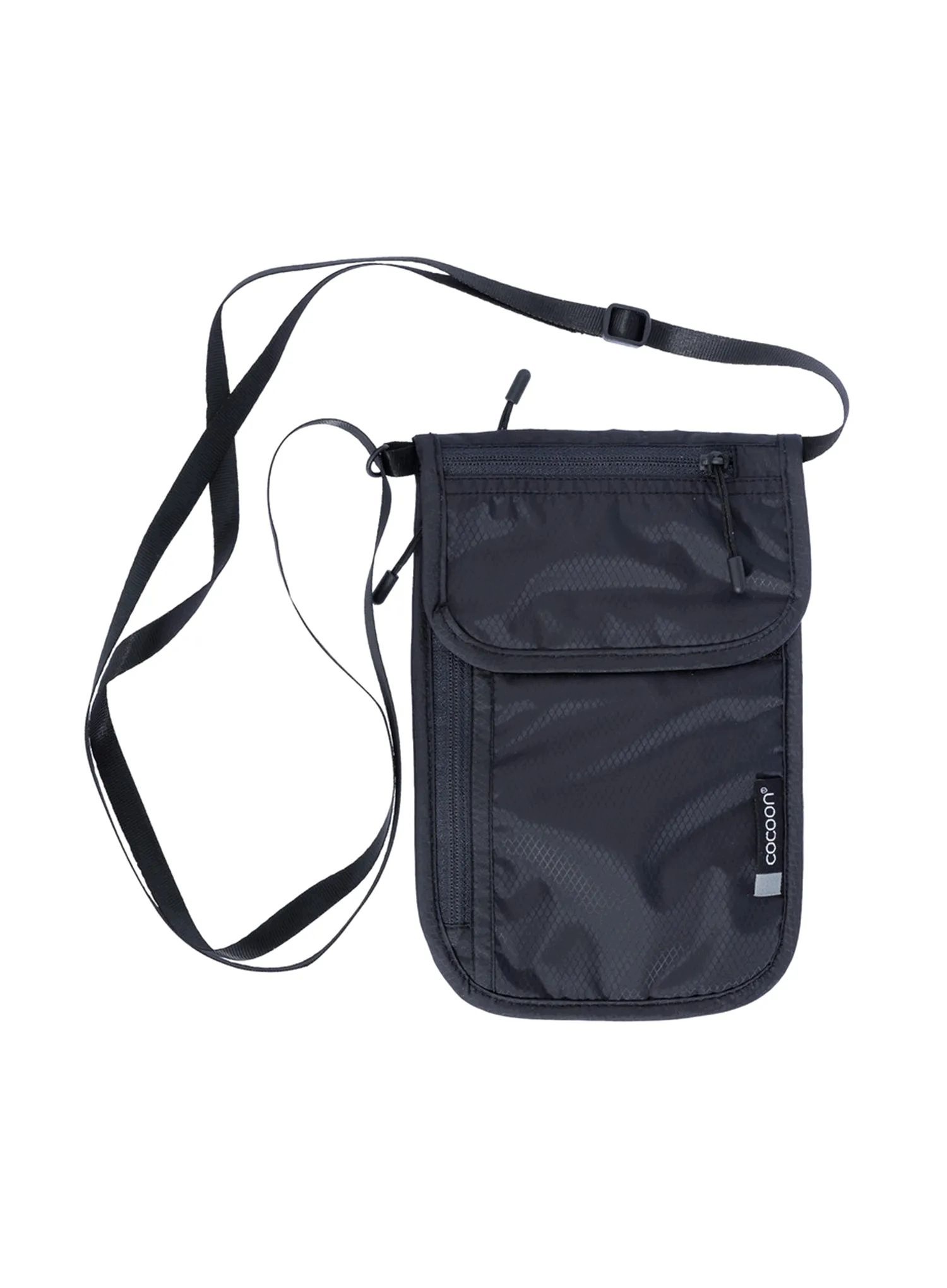 Kapsička Cocoon Travel Neck Wallet fantomová černá