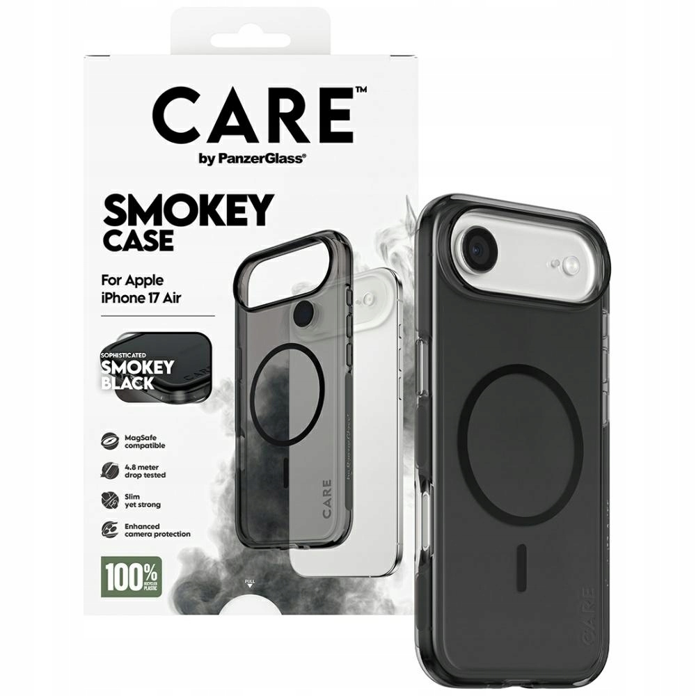 Pouzdro Panzerglass pro iPhone 17 Air, obal MagSafe s tónovaným krytem