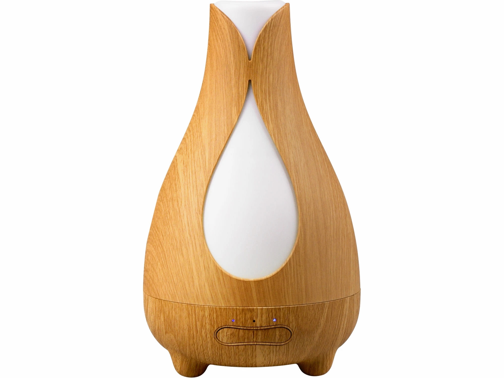 Aróma difuzér Tulip, svetlé drevo, 200ml, 7 farieb, 12W, Ø13,6x23,5cm, Natu