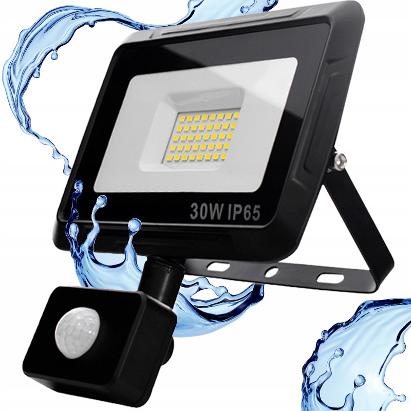 2X Výkonný Led Reflektor 30W Lampa S Pohybovým Senzorem Soumraku
