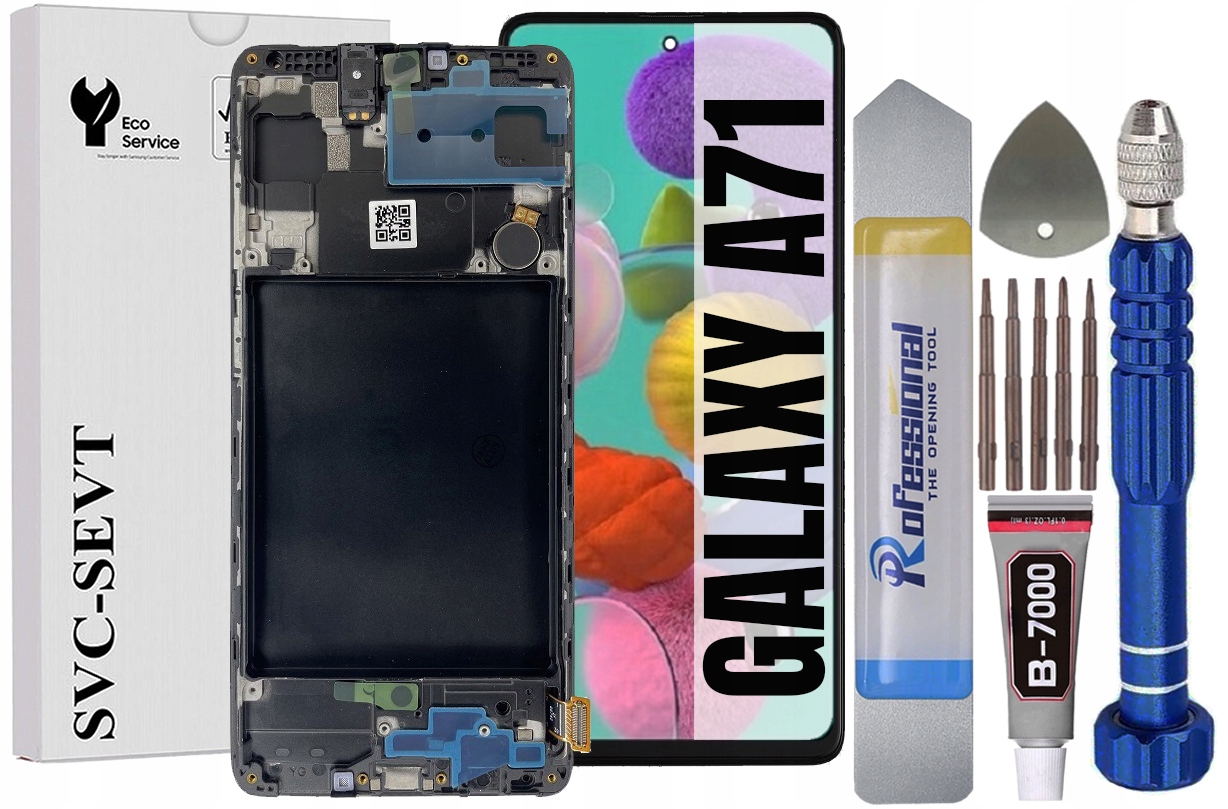 Displej Pro Samsung Galaxy A71 A715 Originální Oem Obrazovka +rámeček