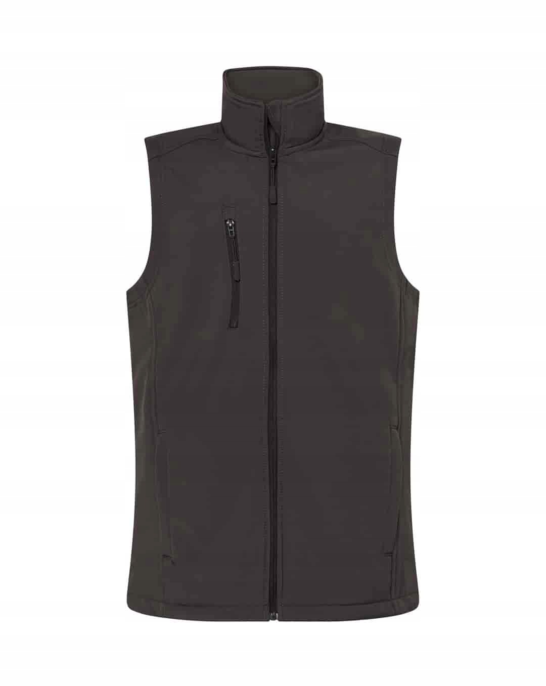 Pánská softshellová vesta Jhk Softvest, grafitová, velikost S