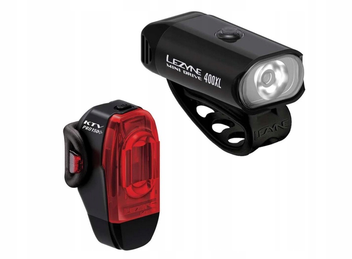Sada světel Lezyne Led Mini Drive 400XL Ktv Drive Pro+