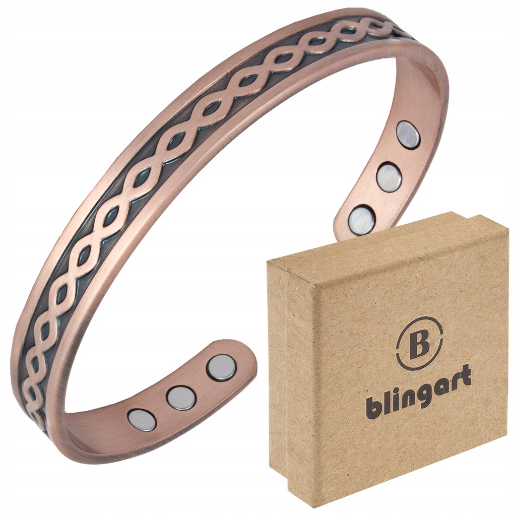 

Bransoletka miedziana damska magnetyczna zdrowotna