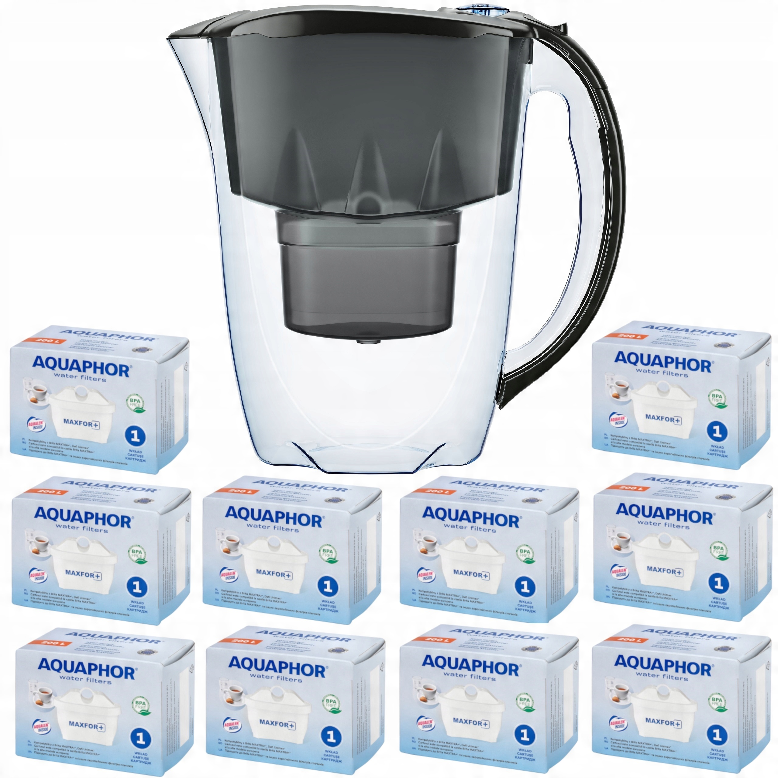

Dzbanek filtrujący Aquaphor Amethyst 2,8 10 wkł.