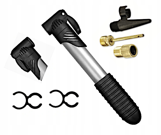 

Pompka Rowerowa Z Akcesoriami Mini Igła 3 Końcówki