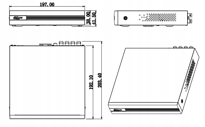 REJESTRATOR 5W1 DAHUA COOPER XVR1B08-I Model XVR1B08-I
