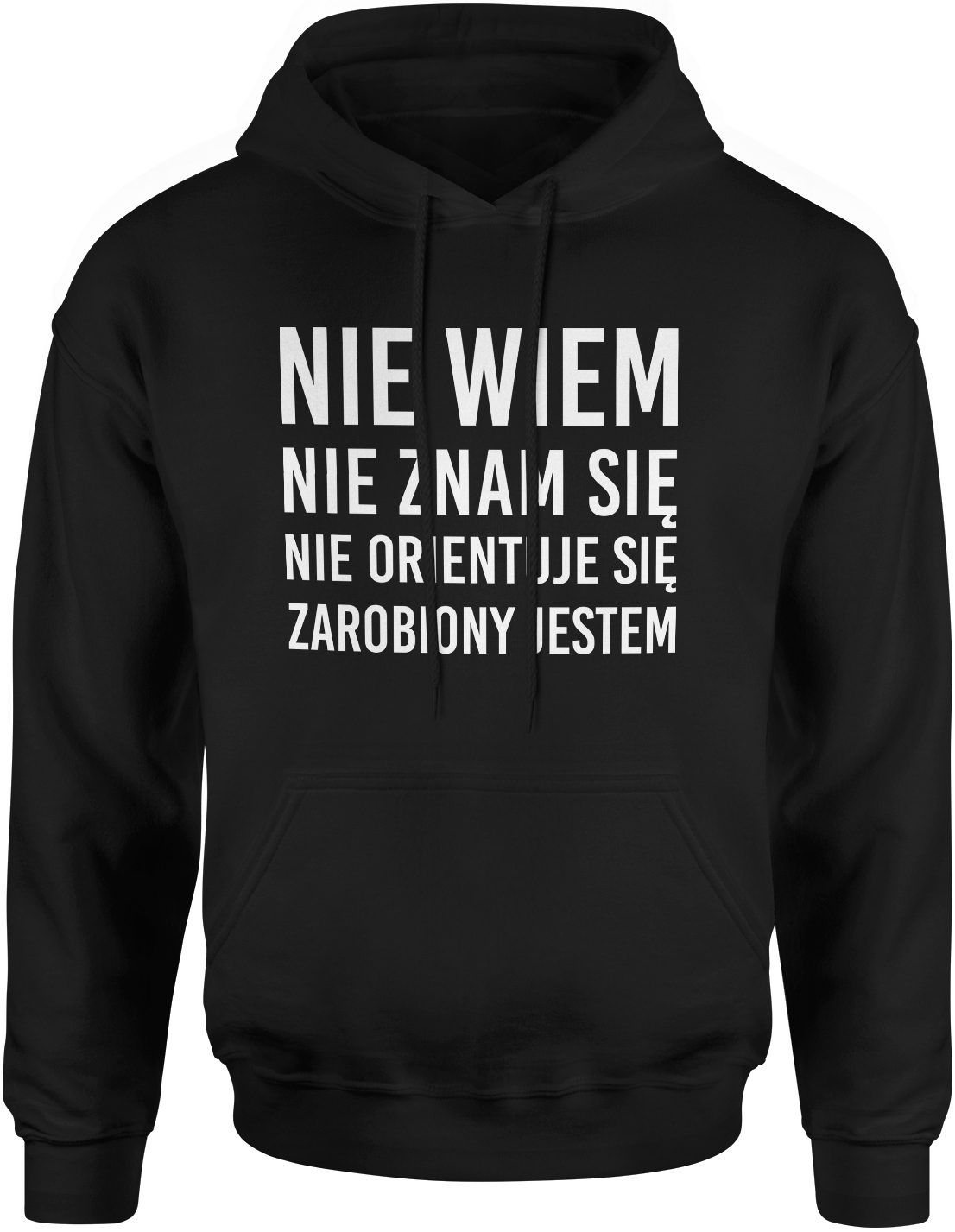 

Bluza Męska Z Napisami Nadrukiem Śmieszna Mis XL