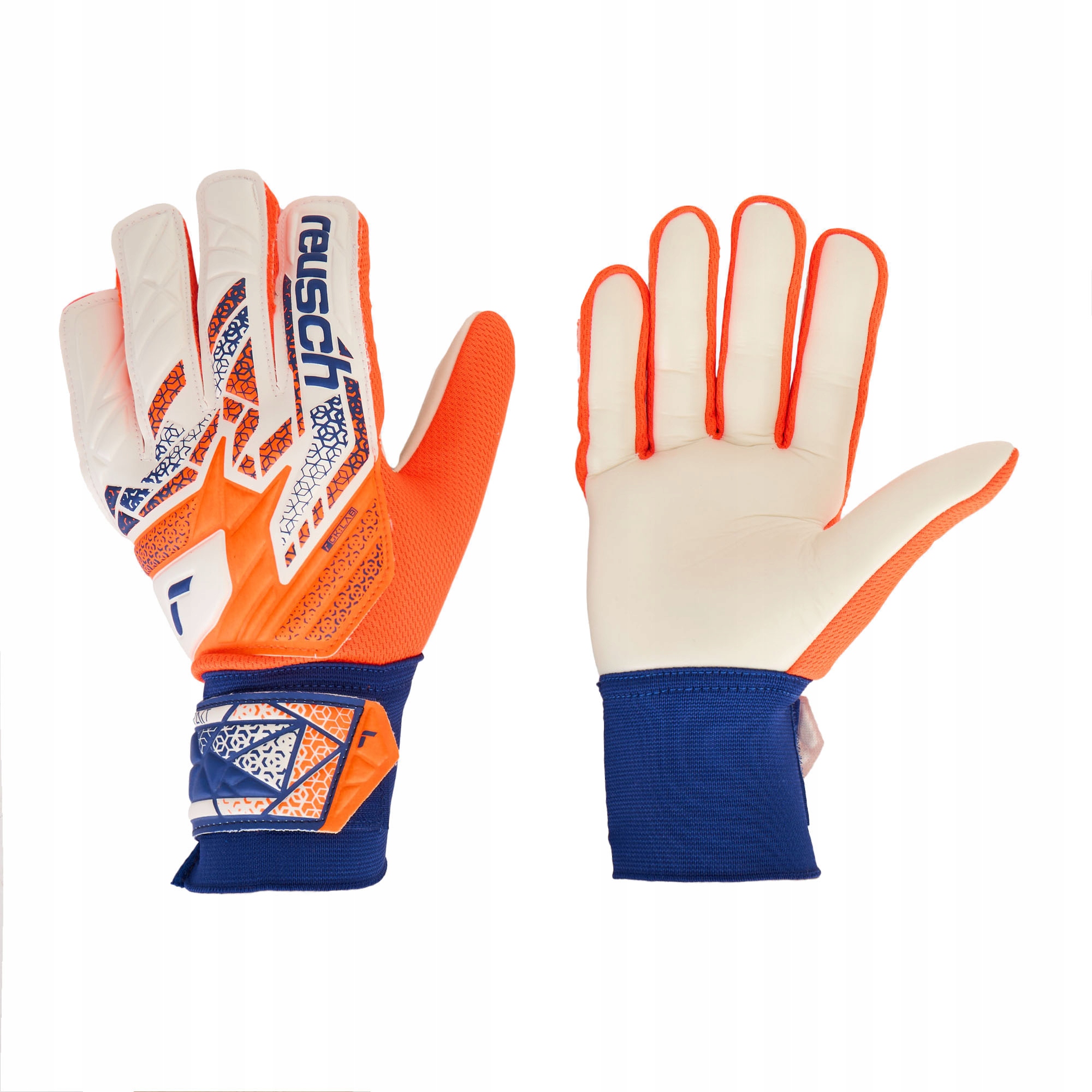 Rękawice bramkarskie Reusch Attrakt Starter Solid shocking orange/ 8.5