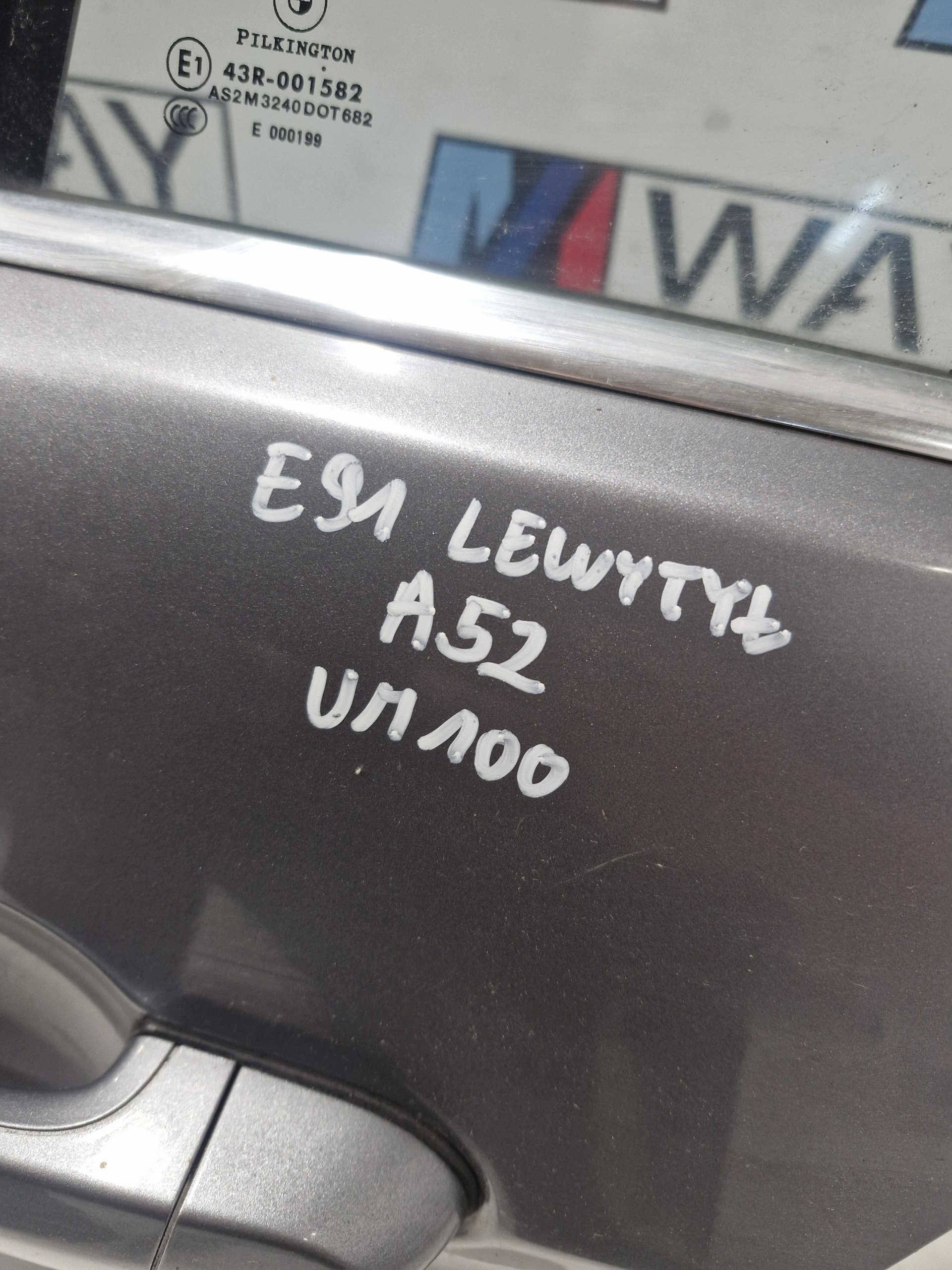 BMW E91 door left left rear part TYLNIE A52